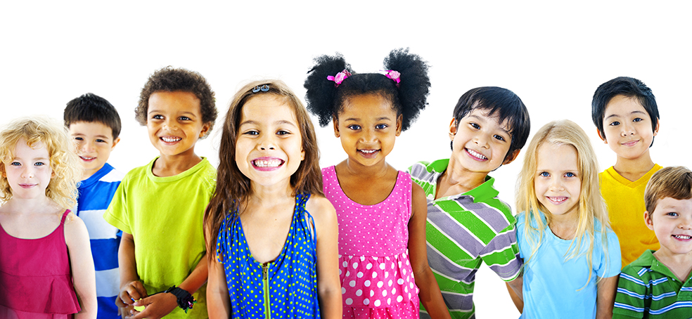 Ethnicity Diversity Gorup of Kids Friendship Cheerful Concept