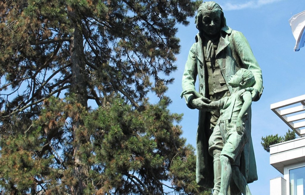 Pestalozzi statue Peter Macinnis