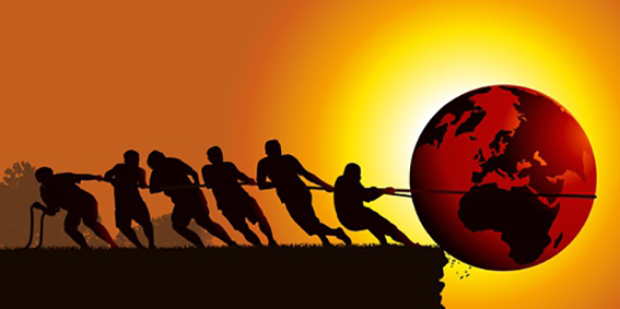 Tir a la corde - Terre